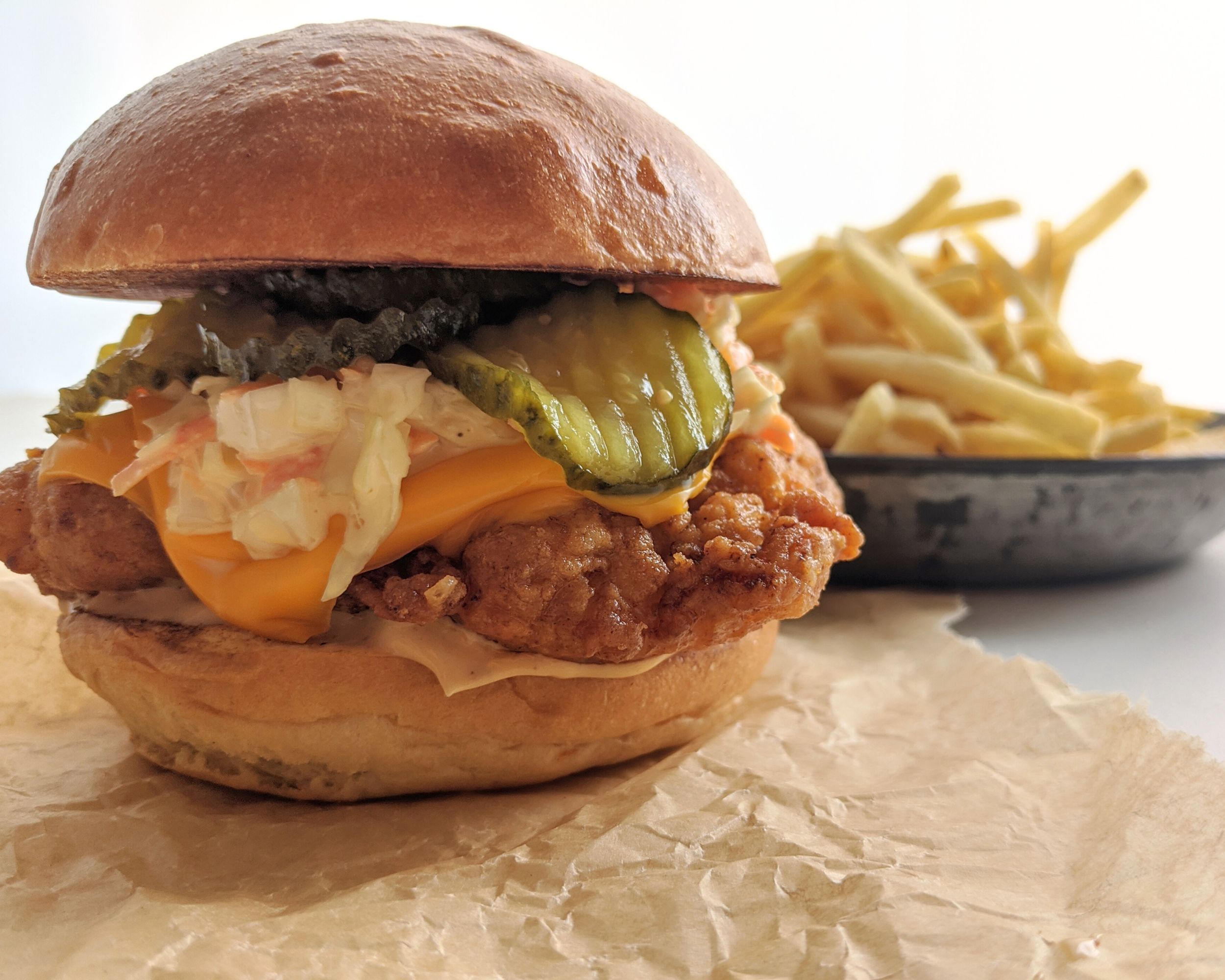 Nashville Hot Fried Chicken Burger Lilydale Free Range 0466